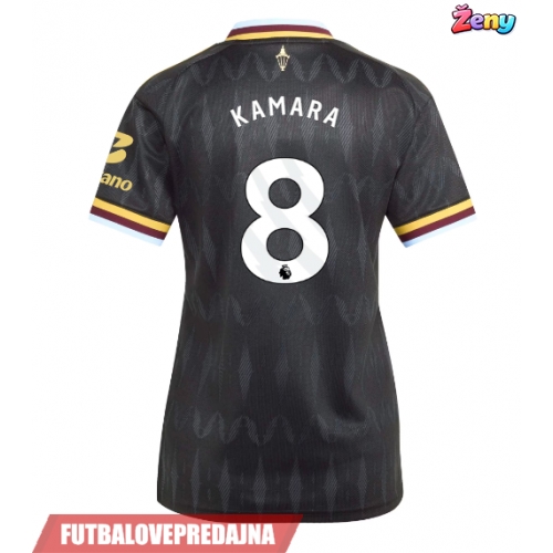 Lacne Ženy Futbalové dres Aston Villa Boubacar Kamara #8 2026-27 Krátky Rukáv - Preč